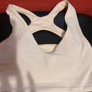 Lululemon Athletica Cream Sports Bra
